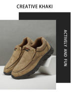 Zapatos De Lona Para Hombre Tenis Cómodos Para Caminar Moda Negocios Slip on Casual Confort Para Conducción - details 4