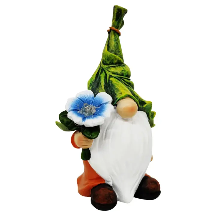 Estatua De Enano Para Jardín Decoración De Pared De Hada Sin Caras Muñeco De Resina Colección Adorno De Jardín Al Aire Libre - 1