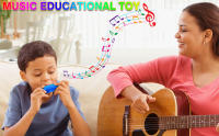 Harmonica Diatónica De 10 Agujeros En Clave De C Para Niños Con Estuche Plástico Regalo De Cumpleaños Para Pequeños - details 4