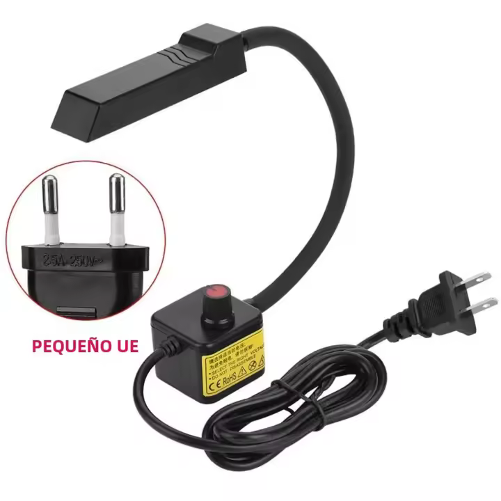 Luz De Máquina De Costura Dimmable Con 30 LEDs Iluminación Industrial Flexible Con Imán Para Torno Y Preción De Taladro Luz De Trabajo Multifuncional - 1