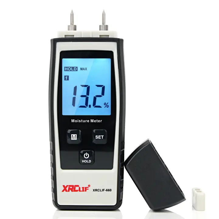 Medidor De Humedad Para Madera RZ Wood Digital Higrómetro Tester De Humedad Para Madera Con Detector De Humedad - 1