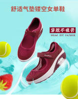 Zapatos De Mujer 2024 Moda Ligera Transpirables Con Malla Y Tacón Diseñador Zapatillas Deportivas Casuales Para Exterior Correr - details 1
