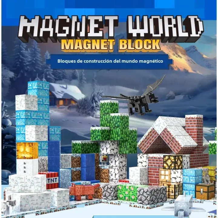 Bloques De Construcción Magnéticos Para El Mundo Del Hielo Y La Nieve - Juguetes Educativos Para Niños Regalo Ideal - 1
