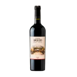 Vino argentino Casa Araujo Malbec. Pack x 3 unidades - 1