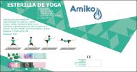 ESTERILLA DE YOGA AMIKO DE MODELO NAMASTE Y MEDIDAS 1,73x61 CM. - details 4