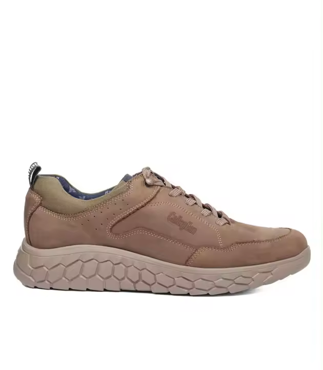 ZAPATILLA DE HOMBRE CON CORDONES TODOTERRENO TAUPE CALLAGHAN Suv Cro - 1