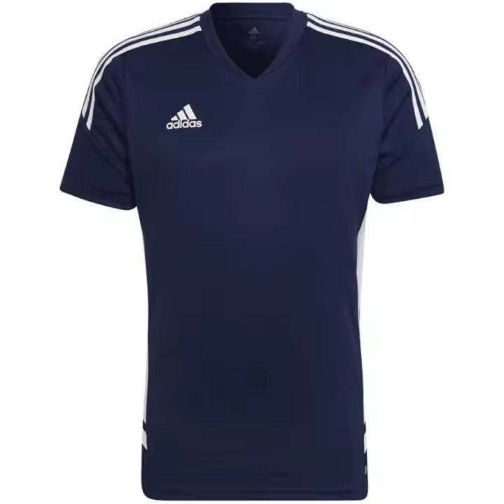 T-shirt adidas Condivo 22 Jersey V-neck M – Camiseta deportiva masculina con cuello en V, parte de la serie Condivo 22. Su diseño permite una mayor ventilación y comodidad en cada movimiento. - 1