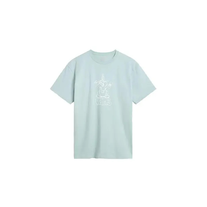 Camiseta Hombre Vans Crazy Eddy Verde Agua - 1