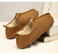 Zapatillas De Invierno MAEDEF Para Hombres Y Mujeres Ligeras Y Cálidas Con Plush Para Dormitorio Zapatos De Tela De Algodón Ajuste True to Size Material De Suela De Goma - details 21