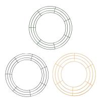 Marco De Enredado Para Corona De Hierro Metalico Para Artesanias Y Decoraciones De Navidad Y Año Nuevo Hoop De Corona Para El Hogar - details 0
