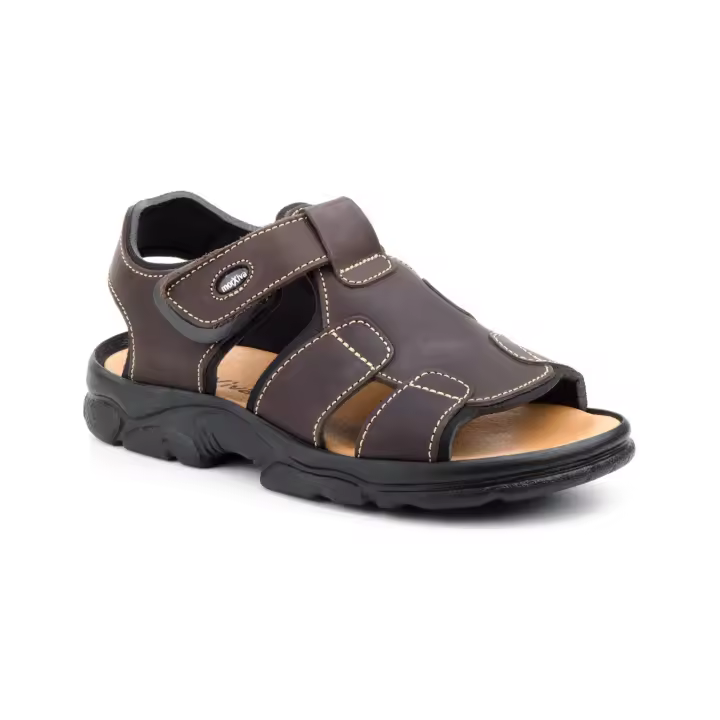 Morxiva Sandalias Californiana Bio Hombre Piel Marrón - 1