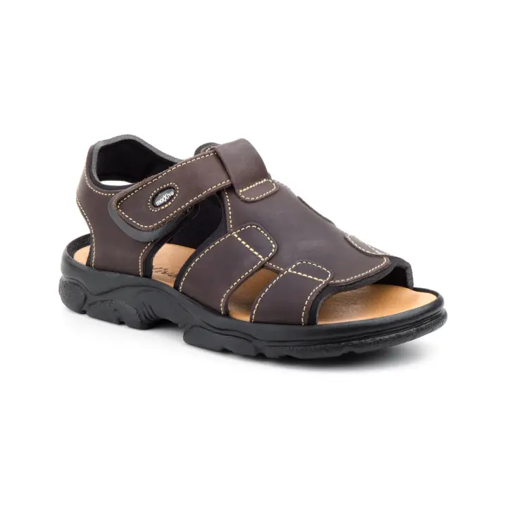 Morxiva Sandalias Californiana Bio Hombre Piel Marrón - 1