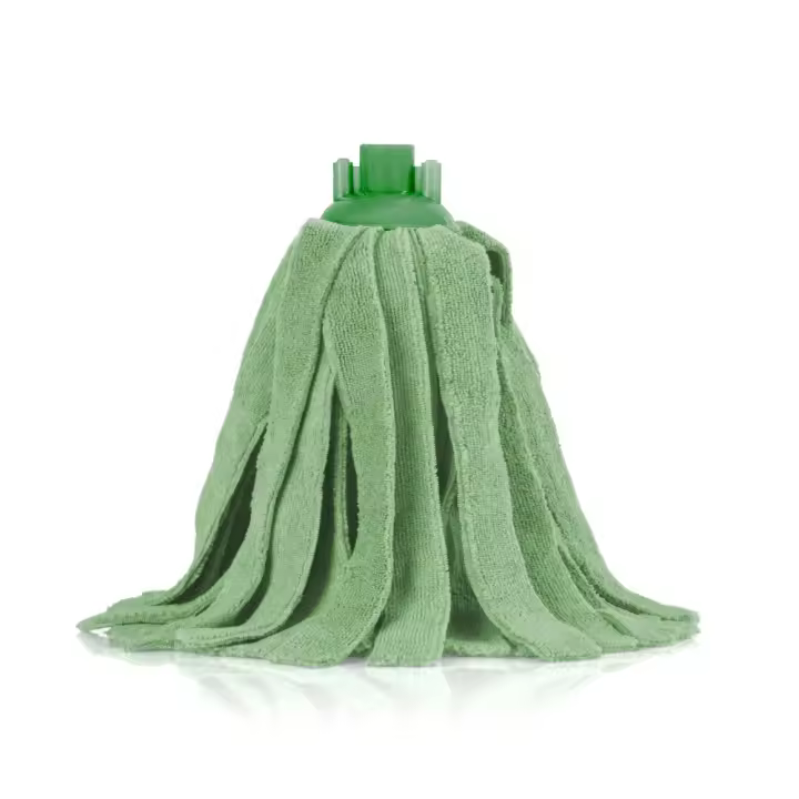 Mopa de microfibra Verde con conexión a Rosca 200 gr - 1