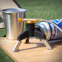 Adaptador De Estufa De Gas Para Camping Soporte Tripod Plegable Portátil Acero Inoxidable Para Cocinar Al Aire Libre Y Senderismo - details 1