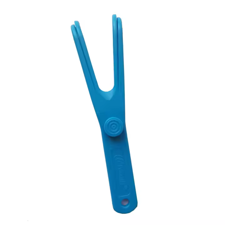 Porta Algodón Dental Reutilizable Herramienta De Higiene Oral Limpiador De Dientes Interdentales Auxiliar De Flosser Blanco Para Adultos - 1