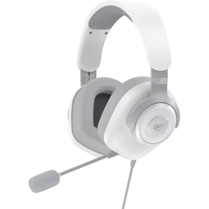Auriculares Gaming HAVIT H2230D, jack 3.5mm 4 pines, sonido estéreo, diseño ligero, almohadillas de espuma viscoelástica, micrófono desmontable direccional, compatibles con PC/PS4, ideales para largas sesiones de juego - 1