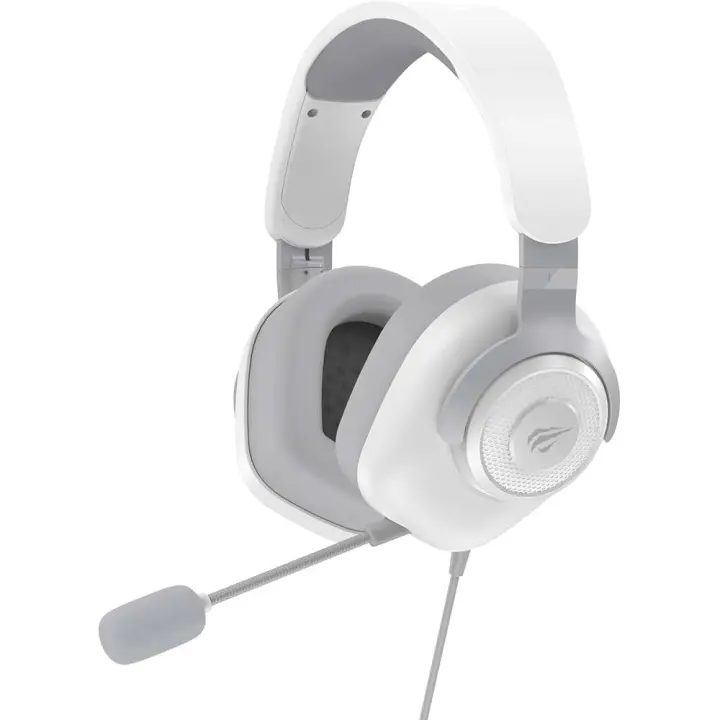 Auriculares Gaming HAVIT H2230D, jack 3.5mm 4 pines, sonido estéreo, diseño ligero, almohadillas de espuma viscoelástica, micrófono desmontable direccional, compatibles con PC/PS4, ideales para largas sesiones de juego - 1