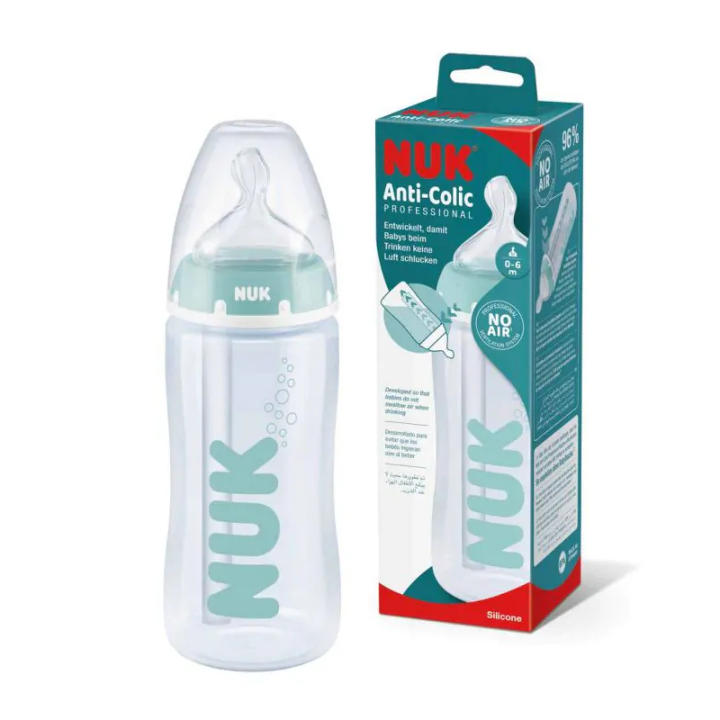 NUK BIBERÓN ANTI-COLIC 0-6M SILICONA 300ML