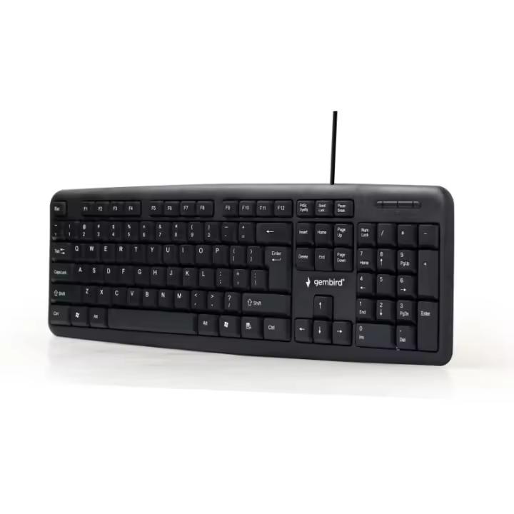Gembird - KB-U-103-ES teclado Hogar USB Español Negro KB-U-103-ES - 1