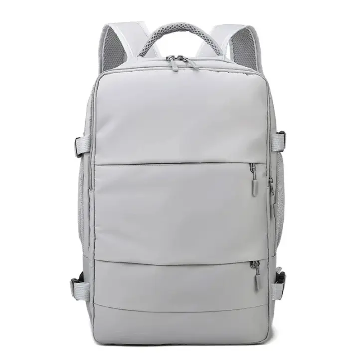 Mochila antirrobo impermeable para mujer, bolsa de viaje de gran capacidad, a la moda, con correa de equipaje, para ordenador portátil SO - 1