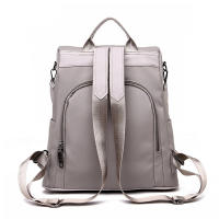 Mochila Impermeable Para Mujer Estilo De Moda Oxford Con Borla Y Pelota De Pelo Gran Capacidad Para Viajes Y Escuela - details 13