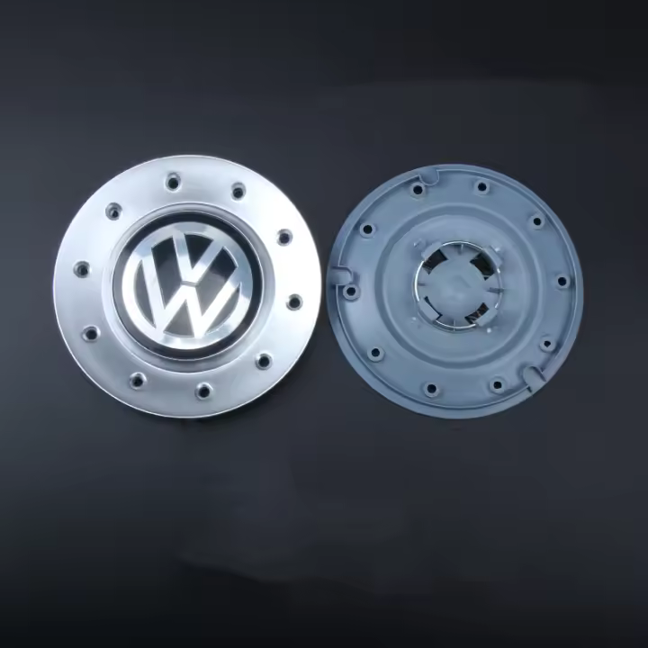 piezas de accesorios de coche para tapacubos Volkswagen, piezas de repuesto de cubierta de rueda - (diámetro 6,4 pulgadas) - 1