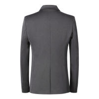 Chaqueta De Traje Para Hombre En Color Sólido Ajustada Elegante Blazer Para Bodas Y Negocios Moda Casual Traje Profesional - details 8