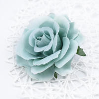 Rosa De Seda Alta Calidad 10CM Para Decoración De Casamiento Hogar Navidad Accesorios De Boda Flores Artificiales DIY Broche - details 15