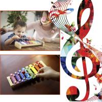 Xilófono para niños, ininstrument musical de Madera para niños, juguetes musicales, Glockenspiel Arcoíris para niños, Juguete Educativo para niños, percusión para músicos en cernes - details 3