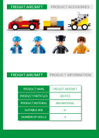Bloques De Construcción Educativos Para Niños Airbus A320 Modelo De Avión De Carga 463 Piezas Juguete Inteligente Para El Desarrollo De La Razonamiento Espacial Y Manual-Artesanal - details 6