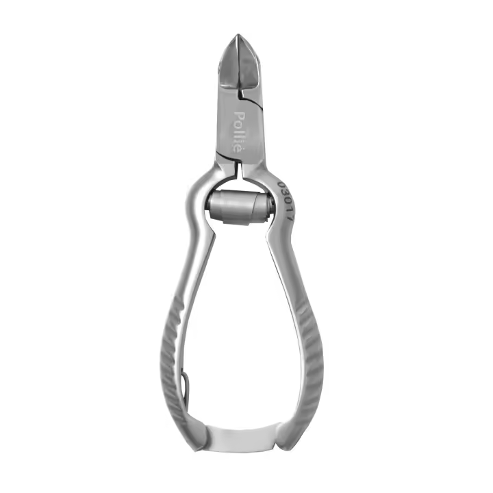 ALICATE PEDICURA MANGO SATINADO 12CM (marca: Pollié) - 1
