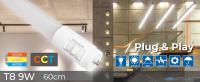 LED ATOMANT Tubo LED T8 G13 60cm 9W 1100lm Tipo A+B, Conexión Un y Dos Laterales, CCT (Selector de Color Blanco Calido, Neutro y Frío), Ángulo 360º, Alta Eficiencia, Reemplazo Fluorescente Convencional, Ideal para Garaje, Almacén, Oficina o Trasteros - details 0
