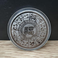 Moneda Commemorativa De Año Nuevo 2025 Serpiente Zodíaco Chino Medallas De Alivio 3D Coleccionables Monedas De Año Nuevo 1PCS - details 9