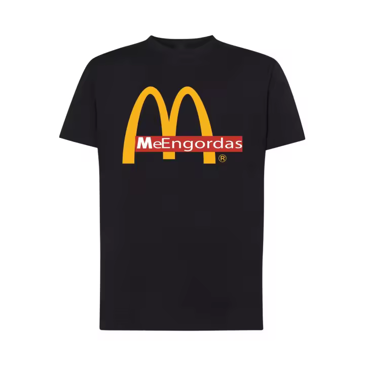 Me-Engordas - camiseta cómica/ parodia con logo de comida rápida - Unisex, Hombre, Mujer - 1