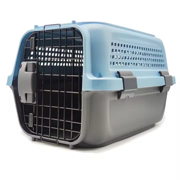 Transportín Plástico para Perros y Gatos Mascota Caja de Transporte 3 Tamaños para Elegir BPS-7272 - 1