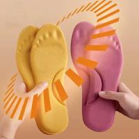 2 Pares De Plantillas Calientes Autogeneradas Termostáticas De Espuma De Memoria Con Soporte Arco Para Zapatos Invierno Para Hombres Y Mujeres - details 2