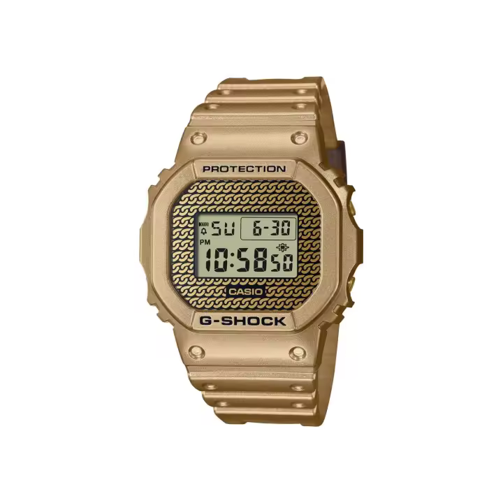 G-SHOCK Reloj GOLD CHAIN DWE-5600HG-1ER Resistente a los Golpes - 1
