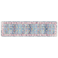 vidaXL Alfombra lavable antideslizante multicolor 80x300 cm Color Negro,  Gris y dorado,  Beige y dorado y mas Alfombras de área  Alfombra de Piso para Sala de Estar Dormitorio Habitación Salón - details 0