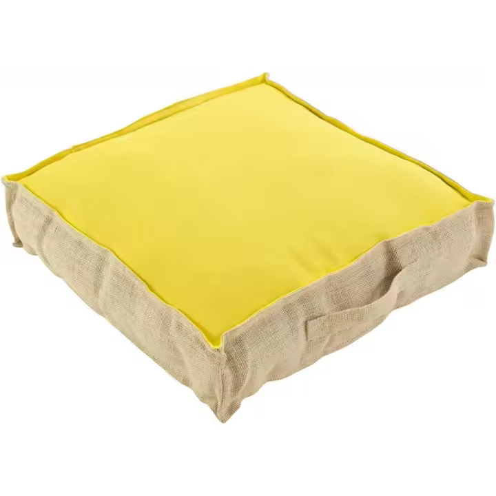 Cojines de Suelo Yute 45x45x10cm Uso Interior y Exterior - 1