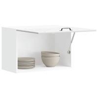 vidaXL Armario de pared de cocina Lucca madera ingeniería blanca en color Blanco/Roble ahumado/Roble Sonoma y más | almacenamiento funcional diseño moderno para baño dormitorio sala - details 0