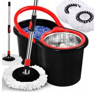 TRAPEADORA ROTATIVA 360 SPIN TURBO 3en1 CUBIERTAS 2 PIEZAS CUENCA PLANA - details 1