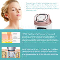 Mini Dispositivo Hifu 2024 Para Levantamiento Facial EMS Masajeador De Rostro Microcorriente Herramientas De Cuidado De La Piel Antiarrugas Y Rejuvenecimiento - details 0