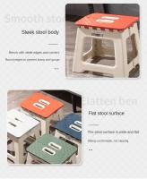 Taburete Plegable Para Exteriores Portátil De Plástico Pequeño Para Camping Pesca Y Niños Regalo De Banqueta Moderna Estilo Europeo - details 11