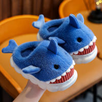 Zapatillas De Algodón Para Niños Y Niñas Con Diseño De Joven Ballena Para Otoño E Invierno Zapatos De Interior Grueso Y Cómodos Tallas Variadas - details 4