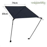 Silla De Playa Plegable Con Sombrilla Silla De Camping Y Pesca Silla De Lounger Al Aire Libre Sombreadora Para Actividades Al Aire Libre - details 8