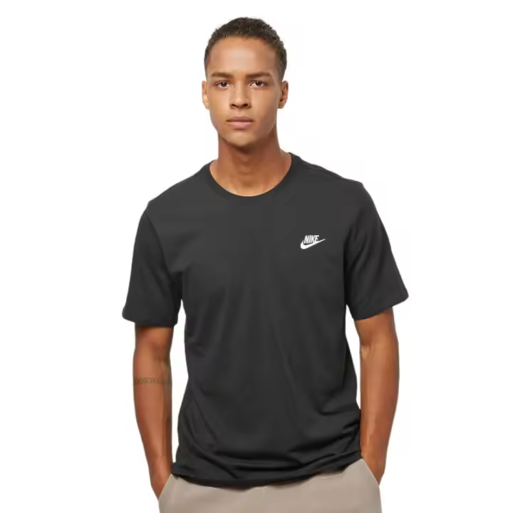 Camiseta Nike M Nsw Club Negro T Shirt Ar4997-013 - 1