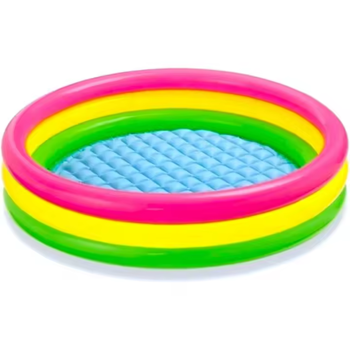 Intex PLUSHOME Piscina Hinchable Redonda para Infantil Niños Minnie Mickey Spiderman PVC - 1