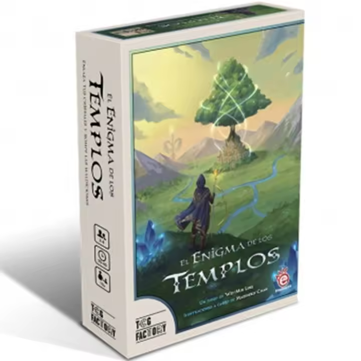 Juego de mesa el enigma de los templos en español pegi 10 - 1