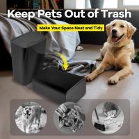 Cesta De Basura De Baño 10L Con Tapa De Presión Ecológica Para Toilette Dormitorio Sala De Estar - Recipiente De Desperdicios De Plástico Con Tapa Pop-Up - details 3
