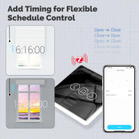 Interruptor De Cortina ZigBee MOES Panel De Toque De Vidrio 2.5D Inteligente Compatible Con Alexa Google Home Tuya Control Remoto Por App - details 9